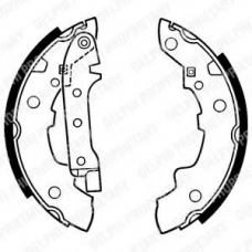 LS1392 DELPHI Комплект тормозных колодок