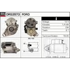 DRS3573 DELCO REMY Стартер