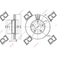 BD1377 DJ PARTS Тормозной диск