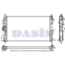 520137N AKS DASIS Радиатор, охлаждение двигателя