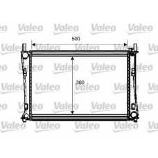 734273 VALEO Радиатор, охлаждение двигателя