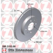 280.3153.00 ZIMMERMANN Тормозной диск