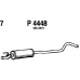 P4448 FENNO Средний глушитель выхлопных газов