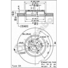 09.7932.11 BREMBO Тормозной диск