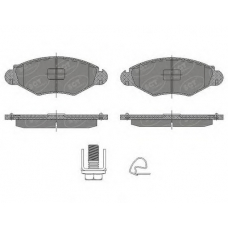 SP 489 SCT Комплект тормозных колодок, дисковый тормоз