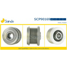 SCP90169.1 SANDO Ременный шкив, генератор