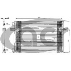 300343 ACR Конденсатор, кондиционер