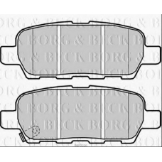 BBP2326 BORG & BECK Комплект тормозных колодок, дисковый тормоз