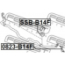 SSB-B14F FEBEST Опора, стабилизатор