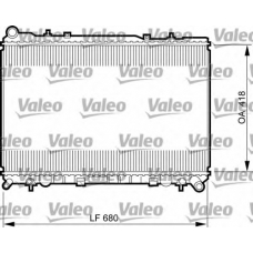 735521 VALEO Радиатор, охлаждение двигателя