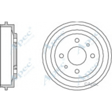 DRM9113 APEC Тормозной барабан