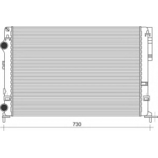 350213113100 MAGNETI MARELLI Радиатор, охлаждение двигателя