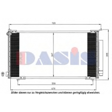 102009N AKS DASIS Конденсатор, кондиционер