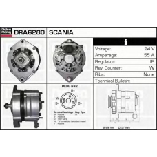 DRA6280 DELCO REMY Генератор