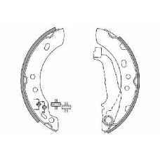 33501 SPIDAN Комплект тормозных колодок