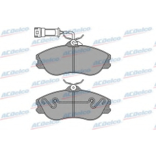 AC058326D AC Delco Комплект тормозных колодок, дисковый тормоз