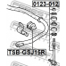 0123-012 FEBEST Тяга / стойка, стабилизатор