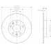 MDC1149 MINTEX Тормозной диск