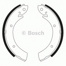 0 986 BB3 546 BOSCH Комплект тормозных колодок