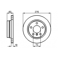 0 986 478 642 BOSCH Тормозной диск