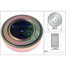 531 0889 10 INA Натяжной ролик, поликлиновой  ремень