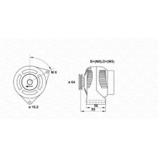 943356943010 MAGNETI MARELLI Генератор