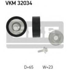 VKM 32034 SKF Паразитный / ведущий ролик, поликлиновой ремень
