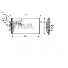 HY5059 AVA Конденсатор, кондиционер
