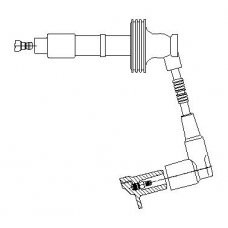 6A77E56 BREMI Провод зажигания