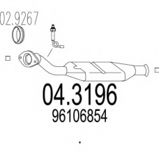 04.3196 MTS Катализатор