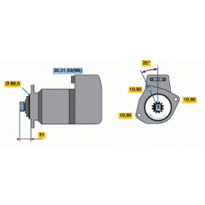 0 001 416 080 BOSCH Стартер