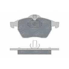 SP 303 PR SCT Комплект тормозных колодок, дисковый тормоз