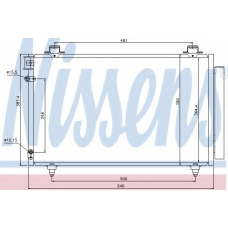 940081 NISSENS Конденсатор, кондиционер