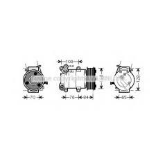 FDAK418 AVA Компрессор, кондиционер