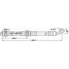 FBH7200 FIRST LINE Тормозной шланг