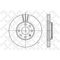 6020-3629V-SX STELLOX Тормозной диск