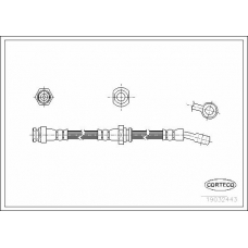 19032443 CORTECO Тормозной шланг