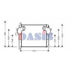 137070N AKS DASIS Интеркулер