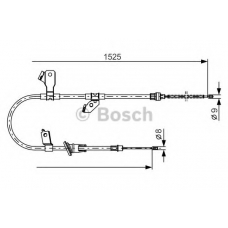 1 987 482 247 BOSCH Трос, стояночная тормозная система