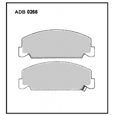 ADB0266 Allied Nippon Тормозные колодки