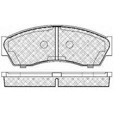 20093 BSF Комплект тормозных колодок, дисковый тормоз