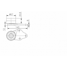 TKR 9828 TIMKEN Натяжной ролик, ремень грм