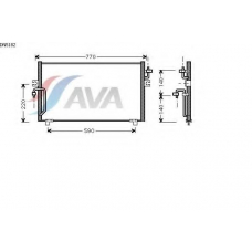 DN5182 AVA Конденсатор, кондиционер