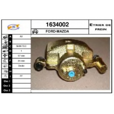 1634002 SNRA Тормозной суппорт