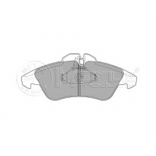 025 215 7620 MEYLE Комплект тормозных колодок, дисковый тормоз