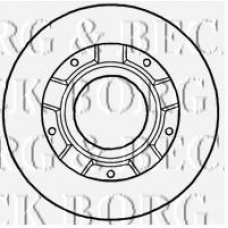 BBD5932S BORG & BECK Тормозной диск