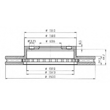 BDC3582 QUINTON HAZELL Тормозной диск