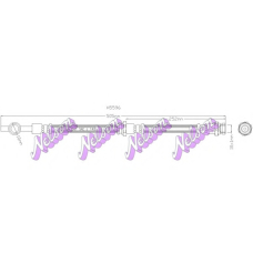 H5596 Brovex-Nelson Тормозной шланг