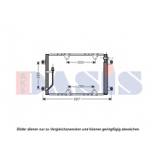 322025N AKS DASIS Конденсатор, кондиционер