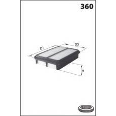 LFAF435 LUCAS FILTERS Воздушный фильтр